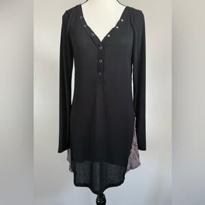 Adore Me Charcoal Sexy Nightgown